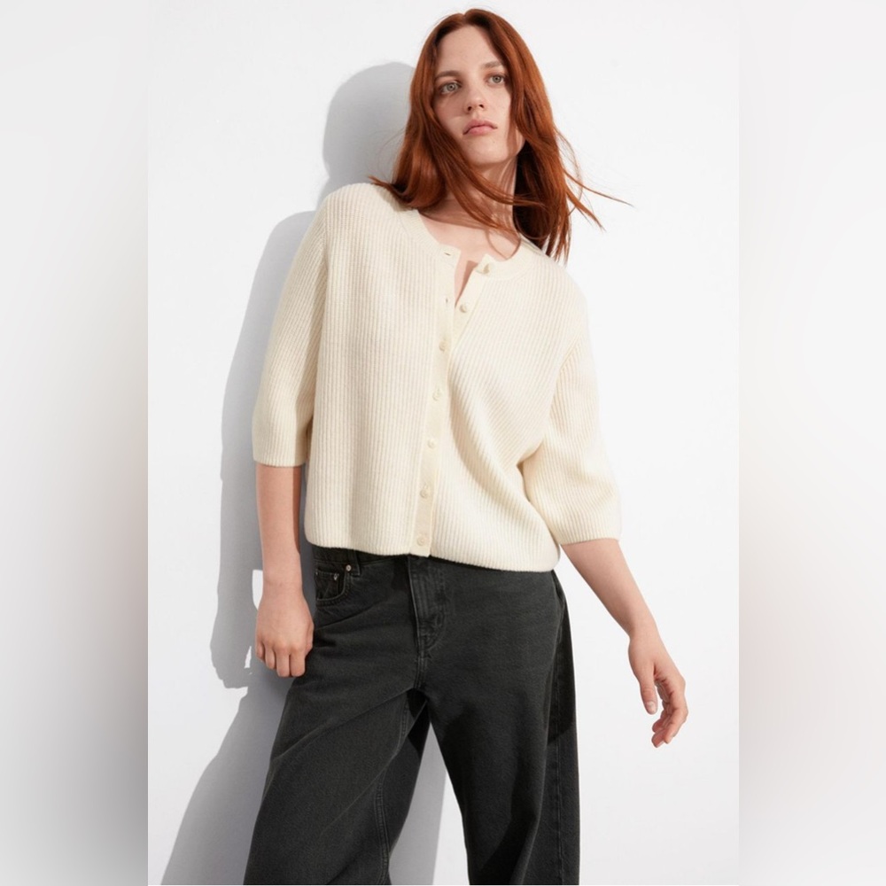 & Other Stories Merino Wool Cardigan